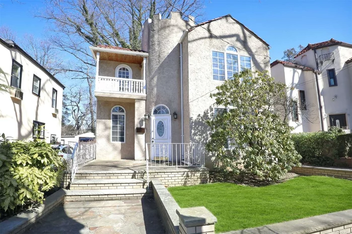 Mediterranean architecture with high ceilings, hardwood floors and warm wood shutters make this home an exciting and inviting home! This house is ideally located close to transportation, shopping and Blue Ribbon Lakeville school. South high school. Large deep yard for entertaining or play!