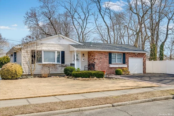 Sunny & Bright 4 Bedroom, 2 Bath Expanded Ranch, Located at the End of a Dead End Street, Maple Eat In Kitchen w/ Skylight, Living & Dining Room, 3 Bedrooms, Full Bath, Den/4th Bedroom w/Full Bath and Door to the Trex Deck & Fully Fenced Yard, Shed for Xtra Storage, Lower Level has a Finished Room, Cedar Closet, Laundry, Storage, Utilities, Fully Fenced Yard, 1 Car Attached Garage, Wall AC, IGS, 3 Zone Weil Mclain Oil HW Heat & HW Heater, 100 Amp Electric, Central Blvd Elementary, NYS Star $1213, True Taxes $ 11558, Gas across street