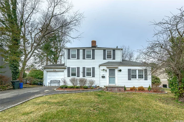 Beautiful colonial in highly desirable neighborhood. Close to all - Northern State, LIE, LIRR (Albertson & Mineola Stations). 4 Bedrooms on 2nd Floor, 1st floor includes (Family Room, Sun Room), formal Dining Room & Living Room, There are 3 Full Bathrooms. Lot size 65 x 120 - room for pool & deck. Make this home yours. Great Public Schools - Meadow Drive Elementary, also close to prestigious Chaminade, Sacred Heart and Kellenberg.