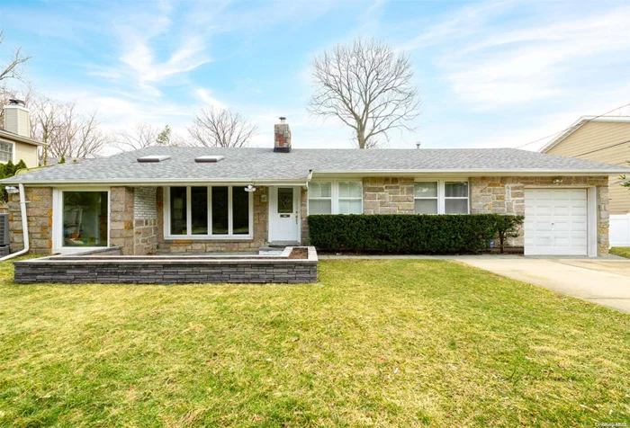 Turn Key 3 BR, 2 Bath Expanded Ranch In Flower Hill Section Of Roslyn. Huge Sunlit Living Room W/ Cathedral Ceilings, 2 Skylights, Fireplace W/ Wood Burning Stove & Gorgeous Hardwood Floors Throughout. Eat-In-Kitchen Featuring Island W/ Marble Top & Seating, Quartz Countertops, Farmhouse Sink, Refrigerator Is Fitted W/ Reverse Osmosis Drinking Water & Direct Access To Backyard W/ An Open Flow To Family Room. Spacious Master Bedroom Has Vaulted Ceilings, Walk-In Closet & Brand New Ensuite Bath W/ Walk-in Shower, Separate Soaking Tub & Double Sink Vanity. Recently Updated Modern Hallway Bathroom, Laundry Area Conveniently Located On Main Floor, Finished Basement W/ Outside Separate Entrance & Entry To Home From Roomy 1 Car Attached Garage. Large Open Flat Backyard W/ In-Ground Sprinklers & Room For Pool. New Central Air Conditioning Condenser, Natural Gas Heating W/ 2 Zones & New Water Boiler. Roslyn School District. Port Washington Sticker-35 Mins To NYC. Star Exemption Not Included.