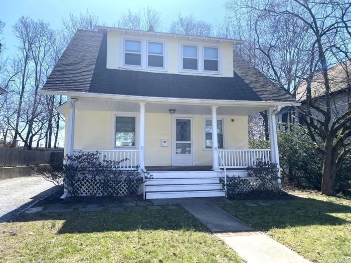 Centrally located in heart of town. 2 blocks from town & train station. 3 Beds 1.5 Bath close to schools - transportation - shops - 1 car detached garage - new cesspool & furnace - Brand new full bath