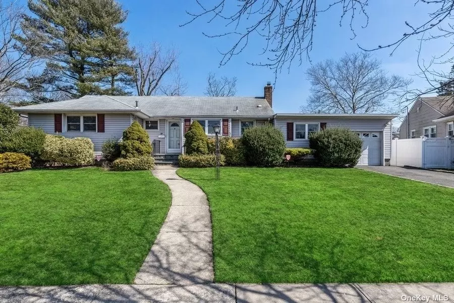 Here&rsquo;s your opportunity to buy in Clearview Village at Syosset! Low taxes too! Pride in ownership, this Expanded Ranch has a 4th bedroom versatile enough in size to be used as a Family Room. Eat-in kitchen has updated SS appliances incl&rsquo;g gas cooking as there is natural gas in the home offering option to convert entire home from oil to gas heat, if desired. Large & bright living room and dining room. Owner&rsquo;s bedroom suite has it very own full en-suite bathroom. HW Floors throughout. Full, part finished basement with lots of room for storage. Situated on a flat, corner lot offering many possibilities incl&rsquo;g room for a pool. Centrally located & just minutes to NS Pkwy, LIE, LIRR & lots of shopping. Award winning Syosset SD. Taxes with Basic STAR $13, 294. Buyers must verify all information.