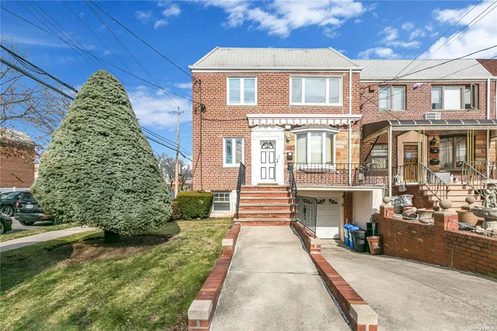 Fantastic Find! Large 2 family brick semi-detached corner property home located on 69th Lane in Middle Village. This home features a private driveway & 1 car garage & parking for 3 cars in the rear. The 1st fl has 6 rooms, 3 bedrooms & 1 full bath. Modern kitchen & sub zero appliances. The 2nd fl also has 6 rooms, 3 bedrooms & 1 full bath. Full finished basement w/ 1 full bath! Other features include 3 zone heat, sprinkler system, split Ac units & private yard! This home won&rsquo;t last! Call today for a private showing!