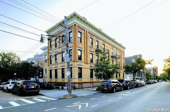 7, 500 sq.ft. one of the largest 6 family, corner building with multi parking. Value-Add Properties Provide the Most Opportunities This classic corner property with its elegant architectural design w. 3 story 28.5x75ft is situated on a 34x100ft. Lot. Including basement massive 7, 500 sq.ft.interior featuring 24 rooms, 18 bedroom, 6 kitchen and 6 full bath. Unit 3B was recently renovated combining classic & modern design with all fancy materials & most exquisite appliances. This pioneer property in the heart of Ridgewood has a lot to offer to the home buyers and investors. Offering 3 apartments vacant on title leads to an opportunity for substantial rehabilitation. Great Location: