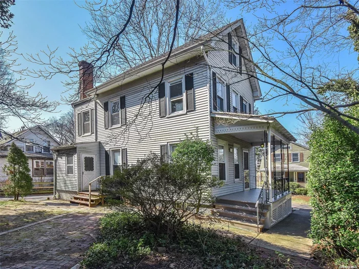 Sweet SUNNY Victorian ready for some updates that sits pretty on a corner property, with lovely side yard. Granny front porch, period molding and staircase. Located on the former site of the Methodist Camps grounds! Close to parks, village center and the beach! Enjoy the amazing community vibes of Sea Cliff! North Shore Schools. Won&rsquo;t last