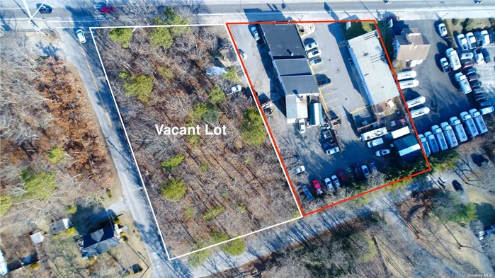 Overhead w/ Additional Building Lot