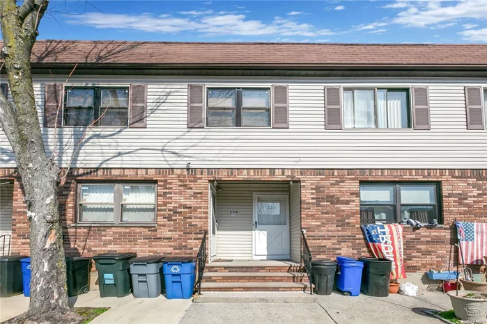 Charming, freshly painted 2-bedroom unit in the Great Kills section of Staten Island. Quietly tucked away but minutes to shopping, public transportation, parks, and schools. This unit boasts an abundance of natural light. It has a living room dining room combo plus a full finished basement with washer and dryer. The galley style kitchen is equipped with a skylight. There is 1 assigned parking space plus available parking for guests.