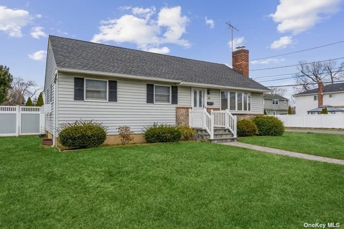 This Beautiful Home Is Located In The Middle Of The Block In Bethpage, LI. The House Has A Beautiful siding Front Exterior With One Car Garage And a Spacious Driveway. Come Take A Look At The Gorgeous Fenced Backyard Perfect For Pets And Children To Explore And Have Fun. There Is Also An Outside Porch Perfect For Lounging. Furthermore, This Home Features A Modern Open Floor Plan, Clean Hardwood Floors, a dining room, Lots of cabinets and counter space, and lastly, A Finished Basement With High Ceilings. It was upgraded to 200 Amps, Gas Cooking, and brand new high-hats in all the bedrooms and living room. The Potential Is there; take Advantage of This Beautiful Home Today! LOT SIZE 80X100 - Will NOT LAST