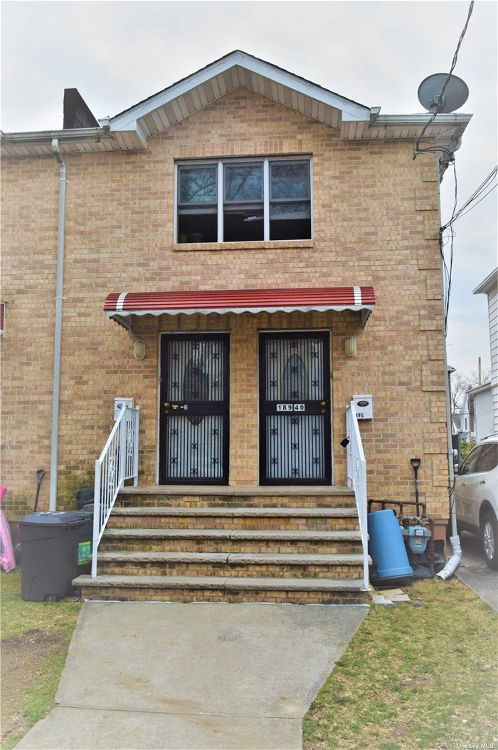 Beautiful semi-detached two family featuring large two bedroom unit on 2nd floor, oversized one bedroom unit on 1st floor, full finished basement with separate entrance, detached 2 car garage, walking distance to LIRR and buses, private driveway, great location, and much more!