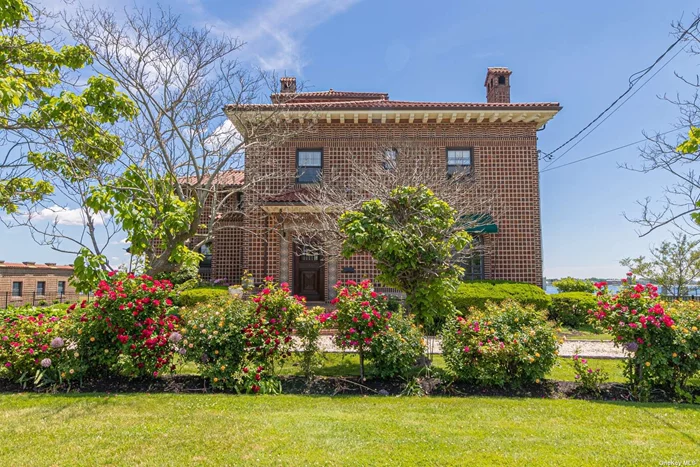 Beautiful Waterfront Historic Home Located On The Great South Bay. This 5 Bed 4 Bath Home Is Filled w. Custom Wood Work, Tile & Marble,  230&rsquo; Of New Bulkheading, New Heating System & Recent Updates Throughout . This Was The Home Of The World Famous Rafael Guastavino Whose Vaults & Domes Can Be Seen Across The Nation At Landmarks Such As The Boston Public Library, Grand Central Station & Ellis Island. A True Beauty You Must See!!!