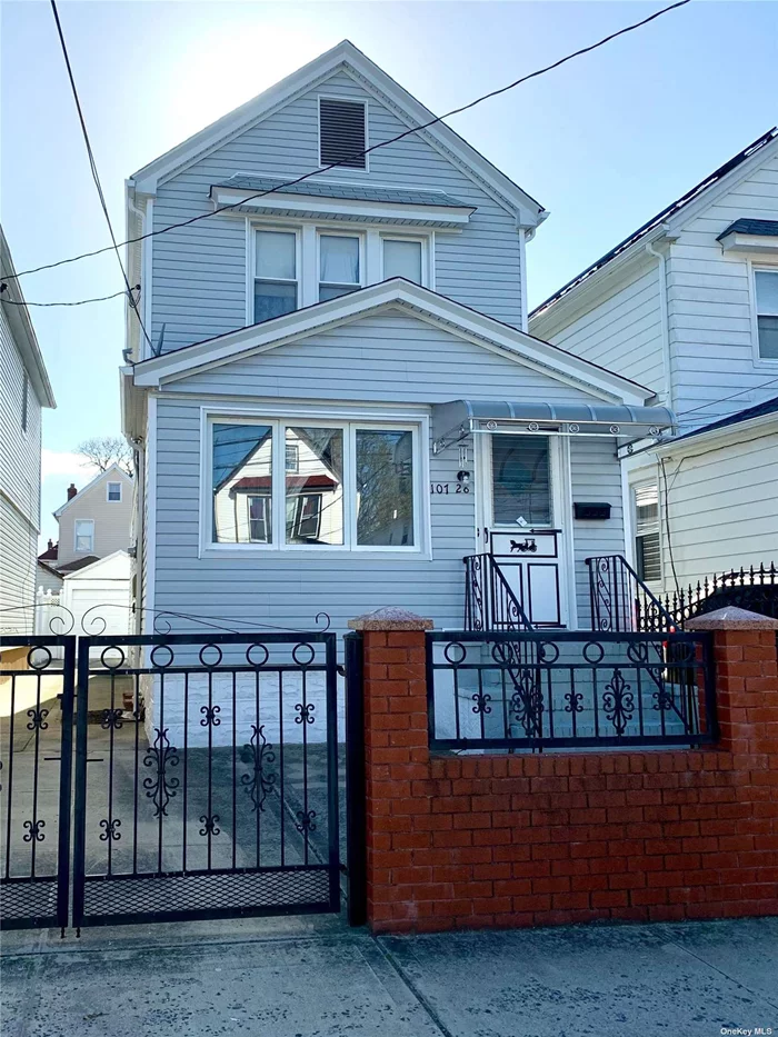 Fantastic One Family, Great Location, Close To Everything. Three Bedrooms + 1.5 Bath, Garage Driveway. Needs Some Upgrading, Kitchen, Bathrooms. Close To The A Train,  Busses, Shops, Restaurants, Highways. A Must View. :