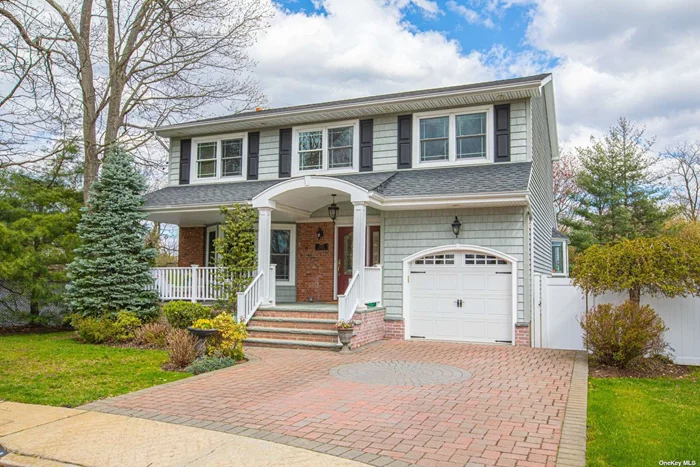 Dont miss this Fabulous Colonial in the highly desired neighborhood called The Woods. Located in a cul-de-sac, this lovely home features 4 bdrm/2.5 bth/ formal liv rm w fplc/ Din Rm/DEN and Large EIK w Corian countertop. With its Open flr plan, it makes entertaining for family and friends a pleasure. Full fin basement w plenty of storage and newly finished hard wood floors are throughout this home. Sewers/ Gas heat/CAC, 1 Car garage w/ 2 driveways. Enjoy your first cup of coffee on the beautiful front porch - or enjoy relaxing in the sun on the backyard deck.