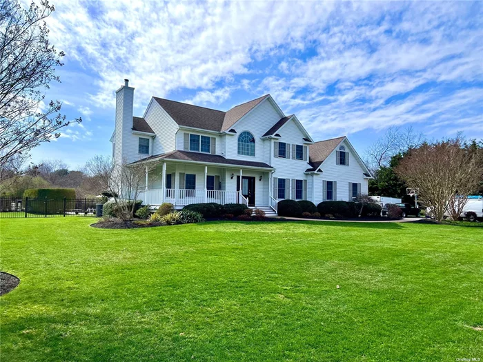 Pristine Country Home Features Amazing Gourmet Kitchen-Perfect For Entertaining-Overlooking Paver Patio, And Private, Meticulously Landscaped Property, Complete With 20x44 Pool, With Solar Cover, Fire Pit, Gazebo Lounge And Garden Shed. 3 Bedrooms, 2.5 Baths, Spacious Bonus Room (Ideal For Separate Apt., or Additional Guest Rooms), Wood Floors, Fireplace, CAC, Laundry Service On 2 Levels, Mud Room & Pantry Connect To 2 Car Garage,  Plenty Of Storage, Generator Set Up In Place And Much More. Property Backs To 10 Acres Of Preserved Land. Beach Rights To Southold Park District.