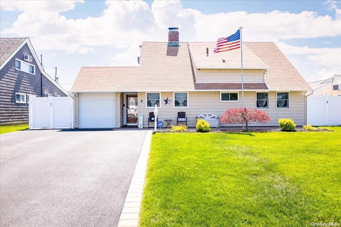 READY FOR SUMMER!!! Meticulously Cared For Renovated in 2015, Expanded Cape In The Heart Of Levittown. With A Heated Salt Water In Ground POOL, Large Paved Patio And A Three Seasons Room This Home Is Perfect For Entertaining All year Round. It Features, Natural Gas, LED Lights, Radiant 1st Floor Heat, 5 Zone IGS, 9 year roof, Quarts Countertops, Top Of The Line Pellet Stove Too Much To List. Den Can Be Converted Back Into 4th Bedroom. Taxes Don&rsquo;t Reflect STAR Discount Of $1620.00