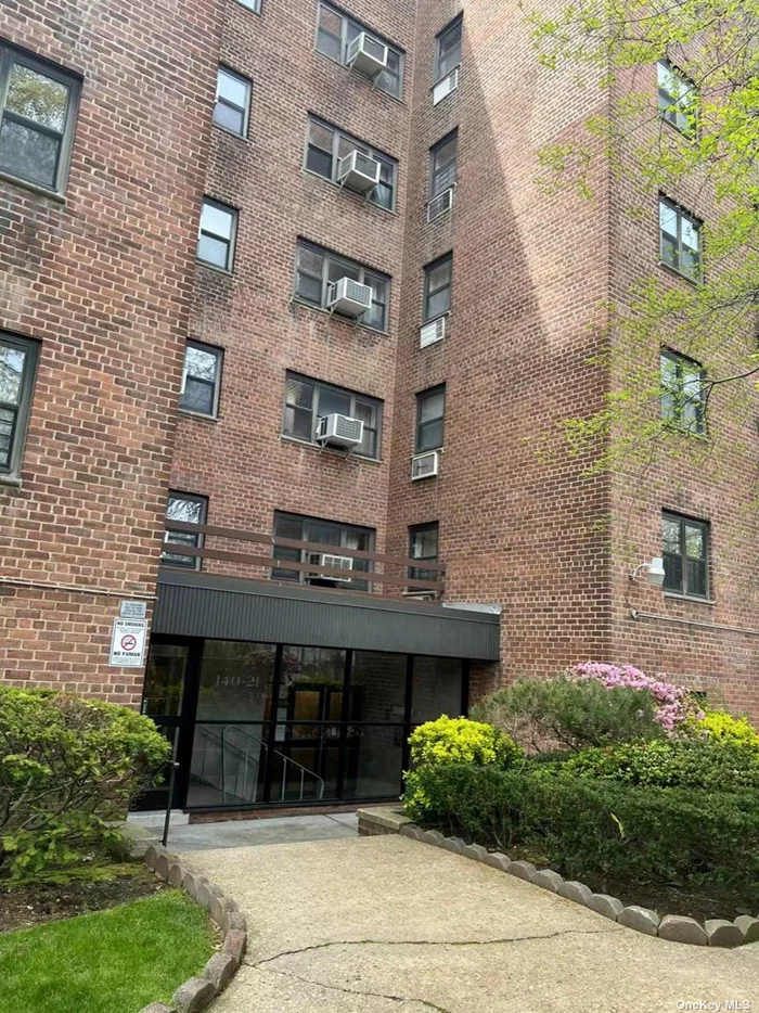 Close to school, park, supermarket and post office and bus. 10 minutes to Flushing Main street, Beautiful 2 Bedrooms 1 Bathroom Coop Unit One Floor Above The Lobby. Windows In All Rooms. Hardwood Flooring Throughout The Apartment. Low Maintenance Includes All Utilities.