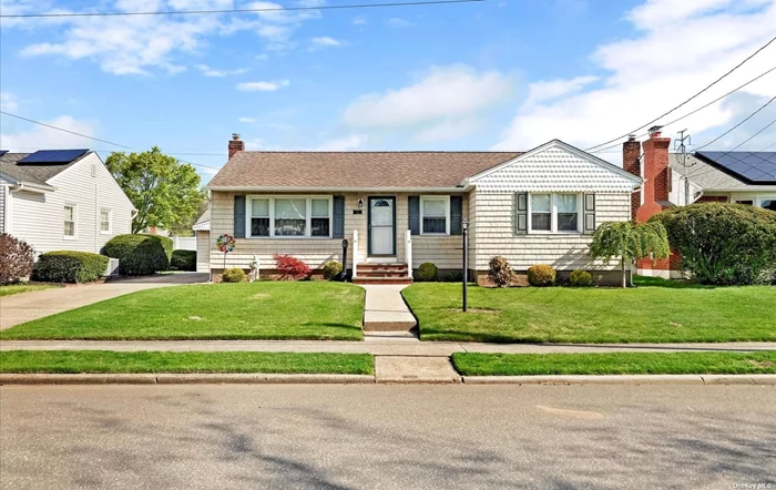 This is the one you have been waitng for! This lovely 3 Bedroom Ranch is on a Park-like block, with a spacious yard, and a large garage. This home also features a Full basement with Gas Heating and Central Air. The roof has been updated as well as the Windows, and the Siding. This home also has a Formal Living Room and Dining Room combination. Schools, House of Worship, and lots of shopping closeby. All the fresh air is included!