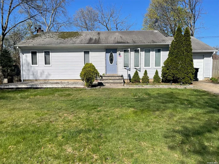 Great 3 bedroom ranch on quiet street. On a nice lot, with big deck in back. House needs work but has lots of potential. Short sale subject to third party approval.