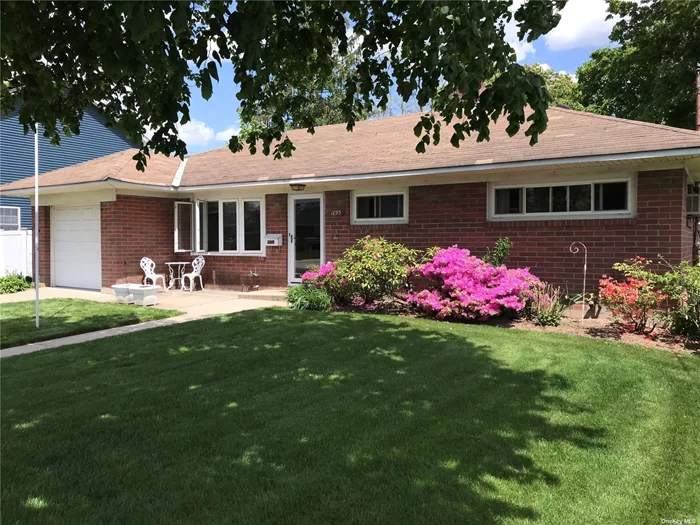 Brick, Original Owner, Oil Heat with Gas Cooking. Bonus Brick BBQ in Fenced In Yard 10 x 12 Enclosed Patio. Hardwood Floors Throughout, One Car Attached Garage. Sunny Living Room. Updated Windows & Boiler. Close to Shopping. Two Handicapped Ramps Available w/ Widened Doors. Home Sold AS IS