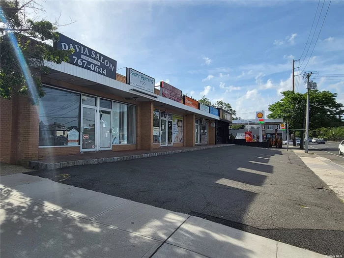 Location, Location, Location. High Traffic Location, Great Signage Right on Port Washington Blvd, Plenty of Parking Front and Back. Perfect for any business. Call for private showing!