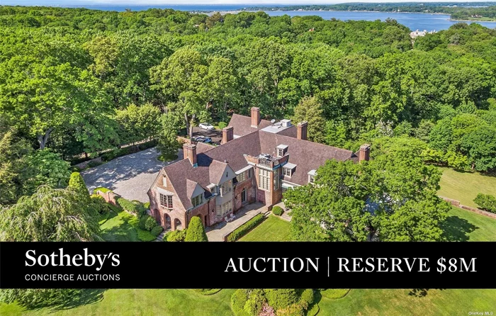 AUCTION: NEW RESERVE $8M / BIDDING OPEN UNTIL AUGUST 3rd / REGISTRATION PAPERS AVAILABLE ON-SITE OR ONLINE @ caSothebys.com Rare opportunity awaits to own one of Long Island&rsquo;s remaining Gold Coast Estates - approx. 1 hour from Manhattan. Historic Laurel Hill boasts sweeping hilltop views of Oyster Bay from a staggering 57 acres of serene and private woodlands - one of the largest remaining acreage of land in the Village of Mill Neck. Formerly owned by Abby Rockefeller Mauze the Estate provides lush gardens, walking trails, tree-lined driveway leads to a 12 bedroom Tudor Mansion, 2 bedroom Carriage House, 3 bedroom Guest House, Tennis Court, Greenhouse and a mid-century modern style Pool House w/4 bedrooms and gunite pool. A once in a lifetime opportunity to own this 57 acre untouched hideaway on the Gold Coast of Long Island. Close to private golf and yacht clubs and near 3 major airports. Possible Subdivision (5 acre zoning)