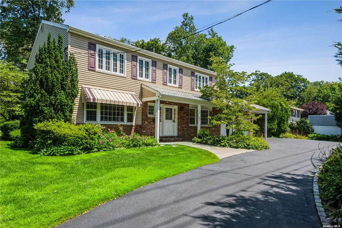 Welcome Home to this magnificient Colonial nestled graciously & privately on just shy 1/3 acre in Port Washington&rsquo;s Flower Hill Village. Walking distance to lirr and 5 mins drive to Americana Mall. This House features a Large Living room with a wood Burning Fireplace, Kitchen Leads to a private office room on the 1st floor. The 2nd floor offers a Primary Suite with Vaulted Ceilings, 2 Walk-in Closets and a Spa Like bathroom. 3 Additional rooms with ample amount of closets. Charming backyard with beautiful landscaping throughout the backyard and front yard. Basement is fully finished with ample amount of storage and cane be used for entertainment purposes.