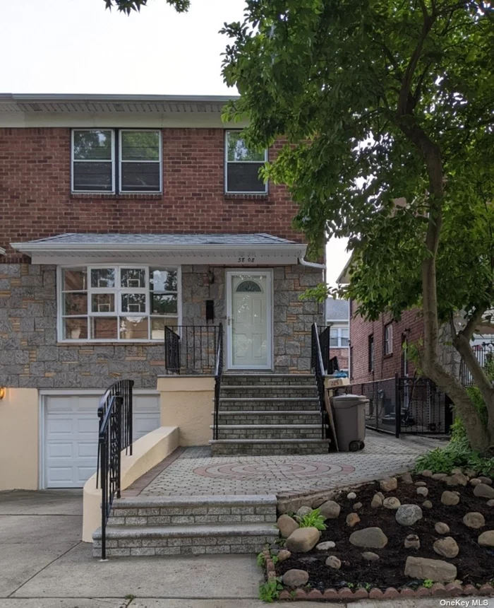 Solid Brick 1 Dwelling. S/D Colonial, Att Garage, Front Porch, Side Entrance. Zoned R3-1, Can Be 2 Dwelling With Permit. Move-In Condition, Paved Front, Side, Backyard Patio Area. 3 Br, 1.5 Bath, Lr, Fdr, Eik. Beautiful Basement.