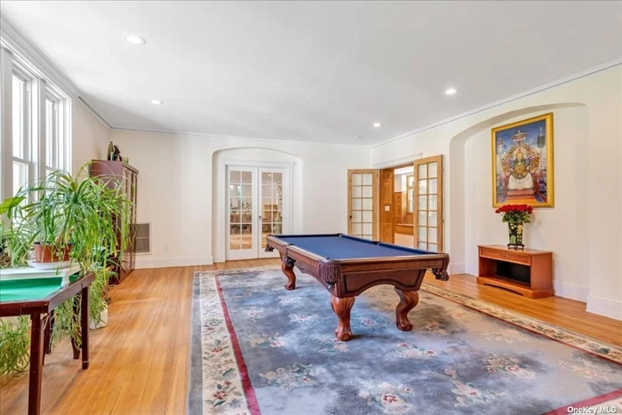 Formal Dining Room currently used as a Billard Room