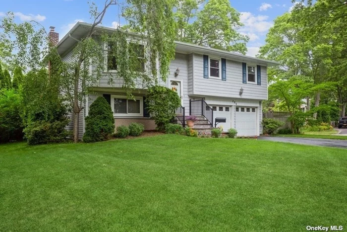 Move Right In!! Beautifully maintained 3/4 Bedroom, 2 Full Bath home with Fireplace, CAC, 200-amp electric, New Roof, Siding, Heating, Landscaping, Driveway, Front Porch and Appliances !! Enjoy the private, fully-fenced yard, and the oversized 2-car Garage!