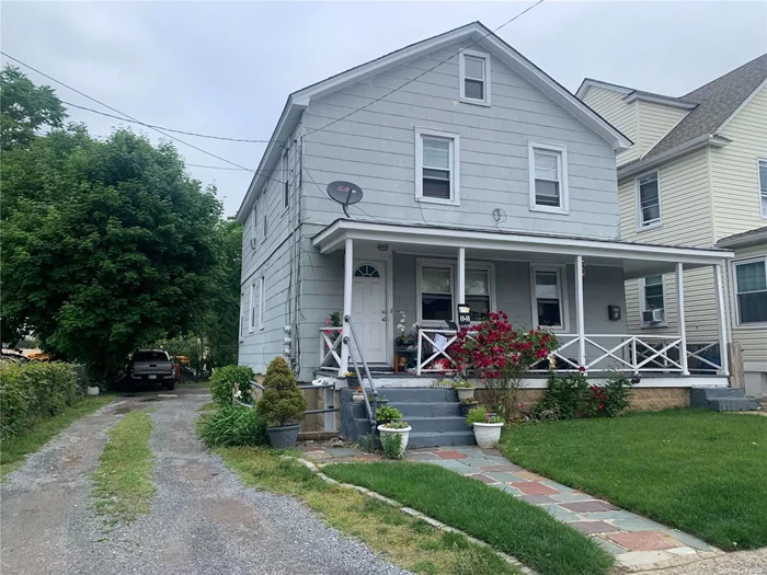 Investor&rsquo;s delight! This 2-family, 4-bedroom home is convenient to the train and highways. Each apartment consists of 2 bedrooms and 1 bath. The house has ample parking, in addition to an adjacent 16-spot gravel parking lot. Don&rsquo;t let this investment opportunity pass you by.