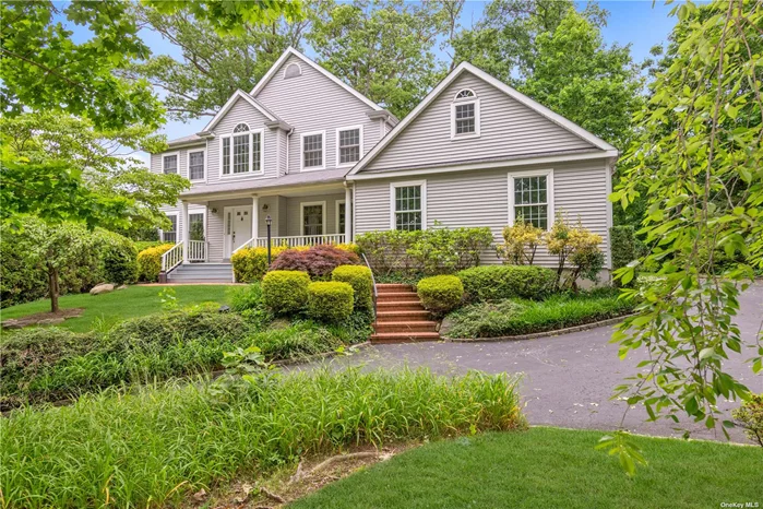 Absolute country charm. Perched upon a hill in The Port Washington Estates section, this 4/5 bedroom, 2.5 bath home does not miss a beat. Enjoy the views of its vast property from the open island kitchen and great room with fireplace. Formal dining-room, living room, first floor bedroom/office. 2-car garage, CAC. Beach and mooring rights with membership. Don&rsquo;t miss out on this opportunity.