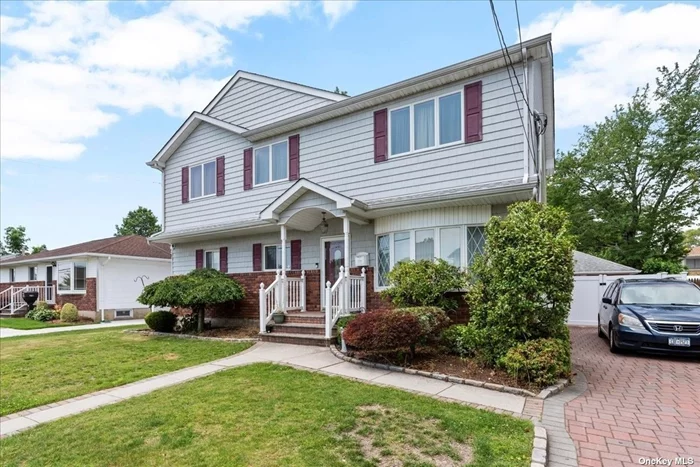 Over 2100 sqft 2 Story, 6 Bed 3 Bath 2 Home in the Heart of Bethpage, Updated Cherry Kitchen w/Granite Counters & Center Island, Skylight & Hi Hats, Formal Dining Room, Living Room, 3 Bedrooms, Full Bath, 2nd Floor w/Entertaining Area, Sliders to the Deck, 3 Bedrooms & Full Bath, Lower Level Finished Room, Full Bath, Laundry, Storage & Utilities, Detached 1.5 Car Garage, Patio & Fenced Yard, Possible M/D with Proper Permits, As Is - Open Permits, Hardwood Floors, Ceiling Lights, 2010 Roof, Siding, Fence & Most Windows, Peerless Oil HW 2 Zone Boiler, 2020 - 2 Zone CAC, 200 Amp Electric, In Ground Sprinklers, True Taxes $15, 141, NYS Star $1213, Central Blvd Elementary