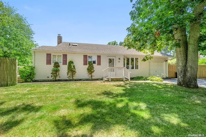 This Home is a Split in a Very Beautiful Area of West Bay Shore. Some Features Include a Side Trex Deck, Hardwood Floors, Skylight, Eat in Kitchen, Vaulted Ceiling, Large Yard, Enclosed Porch & Central Air Conditioning.