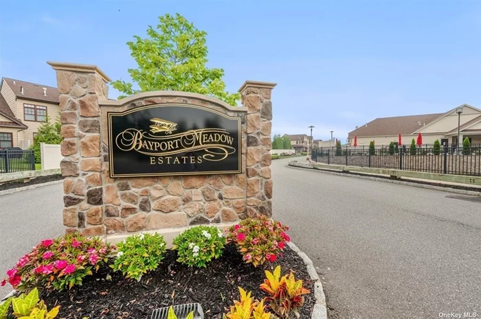 Immaculate tri-level condominium in prestigious Bayport Meadows Estates, a gated community. This unit has all of the upgrades as well as many thoughtful additions that create a purely opulent home. Crown moldings, beautiful trim work, gleaming hardwood flooring and custom tile bathrooms. Three oversized bedrooms, including a main level primary en-suite. Open concept first floor kitchen flowing into the dining and living room with two story soaring ceilings. Spacious den on the second level and a full basement with 8ft ceiling and egress windows.  Grand sliders leading you to the paver back patio overlooking the pond. Association amenities include clubhouse, putting green, outdoor entertaining patios, bocce/croquet courts and pristine heated indoor and outdoor pools. You&rsquo;ve worked hard all your life.... Come experience the easy living you&rsquo;ve earned!