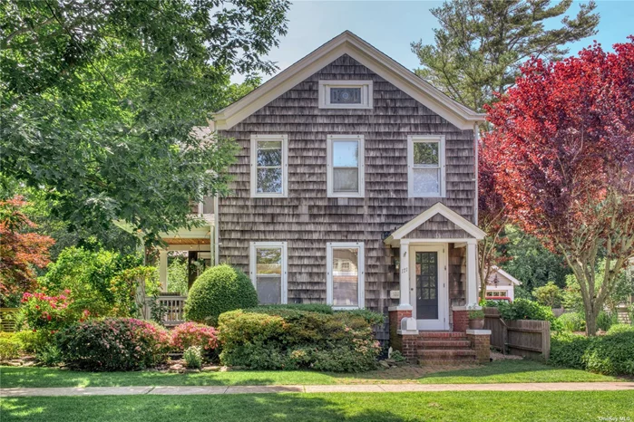 Immaculate and stylish cedar-shingled home surrounded by beautiful gardens in Greenport&rsquo;s coveted West Dublin neighborhood. One block from a sandy bay beach and under a half mile to the Jitney, LIRR, and the village&rsquo;s best restaurants and shops. The open floor plan is bright and airy. The side porch and patio make for seamless indoor/outdoor living. Many updates include a new kitchen and bluestone patio -- historic charm with modern convenience. First showings on Saturday, August 6th.