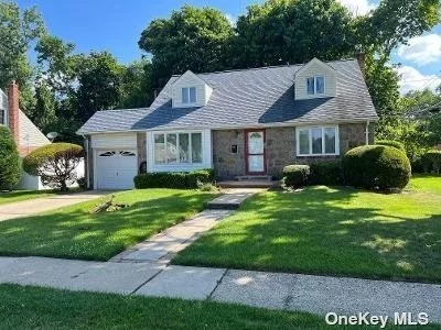 EXPANDED CAPE IN WESTBURY ON THE GREEN BOASTS A MASTER BEDROOM, 3 ADDITIONAL ROOMS, LR, DR, EIK, 2 FULL BATHS, FULL BASEMENT WITH HIGH CEILINGS, HUGE BACK YARD (105 X 96), HARDWOOD FLOORS, AND ATTACHED GARAGE. NEEDS COSMETIC WORKS! PRIDE OF OWNERSHIP! A MUST SEE! WILL NOT LAST!