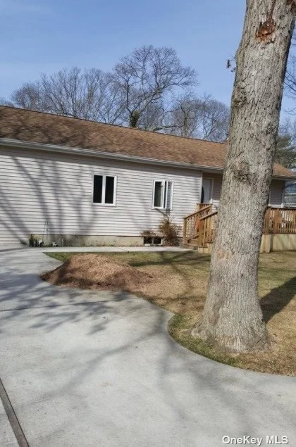 Spacious open floor plan. Freshly painted. Heating system and separate hot water heater 4 yrs old. French doors from kitchen to large fenced yard with cement patio. Apartment with proper permits. Basement is finished with w/d combo and heating system . Shed in back is a gift.