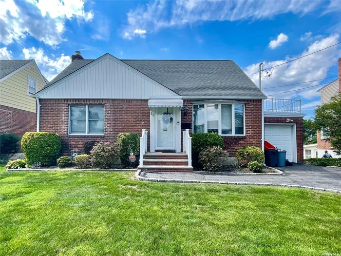 Four Bedroom Cape On A Quiet Residential Tree Lined Street With A Park-like Property. Finished Basement With Playroom + Bar + OSE + Laundry Room, Large Deck Off eat-in-Kitchen. Close To Shopping, Schools & Highway.