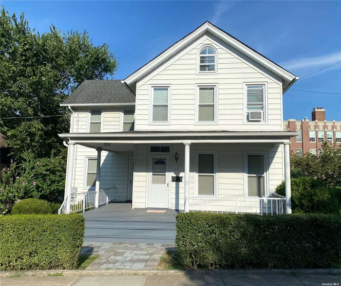 Gracious front porch welcomes you into this charming 3 bedroom/2 bath home in the heart of Oyster Bay. Main floor has a living room, formal dining room, eat in kitchen, oversized laundry/mud room plus a full bath. Upstairs you&rsquo;ll find 3 BR&rsquo;s and a full bath. This home has excellent storage space with 3 walk-in closets and a full basement with a 2nd refrigerator and new dehumidifier. Lovely backyard has a patio and includes a storage shed. 1 parking spot on driveway + ample street parking. Easement for owners use of driveway. 4 window A/C units, ceiling fan, wall to wall carpet, washer/dryer. Tenant pays gas, electric, water, cable, Tenant is responsible for snow removal on sidewalk in front of house. Landlord does all yard maintenance and snow removal on driveway.