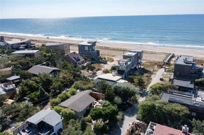 This Quintessential Beach Home is a True Gem. Located Just Three Houses Back From the Ocean. It is on Ocean Bay Park /Seaview Border. Bright and Airy, the Home is Newly Renovated and has white washed Knotty Pine throughout. Recently power washed and stained, it also has a shed for storage and additional storage under the home as well. Lovely landscaped gardens with watering system.