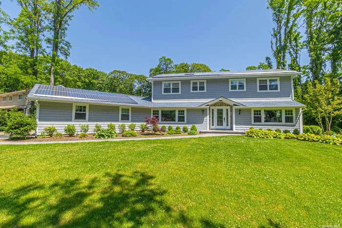 Beautiful Colonial Totally Renovated in 2020. This Home Offers An Open Floor Plan w/Entry Foyer, Quartz & Stainless Kitchen, Dining Room, Den w/Fireplace, LG Family Rm. First Floor Bedroom, Full Bath, .5 Bath/Second Floor w/Master suite w/ WIC, Office, Full Bath, 2 Bedrooms, Gorgeous Backyard w/In-Ground Pool. All New: Roof, Doors, Windows, Gutters, Siding, CAC & Upgraded Heating. Move Right In!