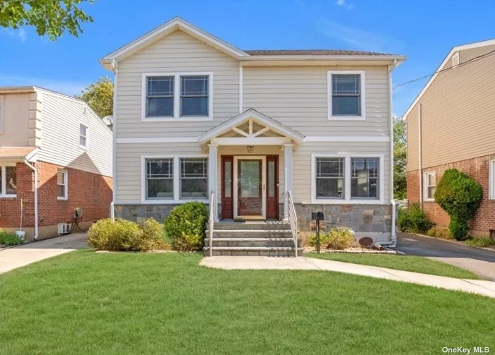 Beautifully situated mid-block, this expanded Colonial is pristine with incredible flow, light and comfort. The main floor features sun-drenched rooms and an eat-in kitchen, with granite countertops and stainless-steel appliances, that opens to the backyard. On the second floor, you will find the primary suite with en-suite bathroom along with 2 generously sized bedrooms and another full bathroom. This exceptional offering also boasts hardwood floors, central HVAC, home office, plus expansive finished basement. Enjoy this turn key home in a central location, close to restaurants, shopping, playgrounds, and public transportation!