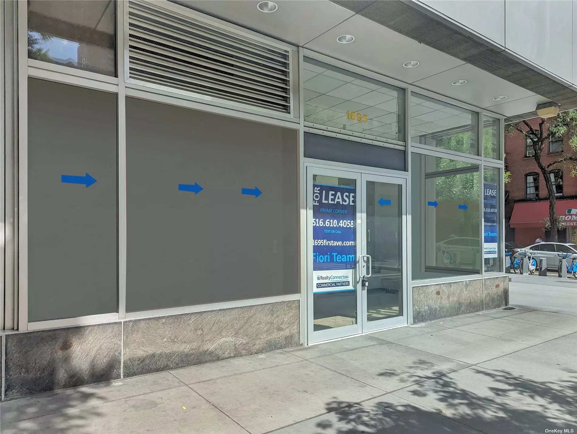 Prime corner location on the Upper East Side with a mix of residential, corporate and retail. 135 wraparound frontage on First Ave. and 88th St. High ceilings and 3441 sq ft of ground floor space close to subway. New HVAC, 10 tons, 400 Amps, Taxes and Common Charges included in rent.
