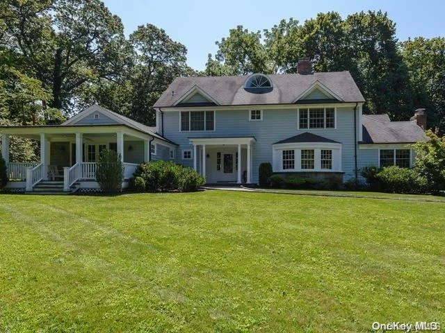 Tucked Away Gem Near Town of Oyster Bay. Expanded and Updated, this 5 Bedroom Colonial Offers Every Amenity Including Front and Back Stairs, Whole House Generator And 3-Car Carriage House with Full Basement and Attic. The 2.74 Acre Setting is Private and Tranquil with Lush Lawns Bordered By Mature Trees., Additional information: Appearance:Excellent, Separate Hotwater Heater:y