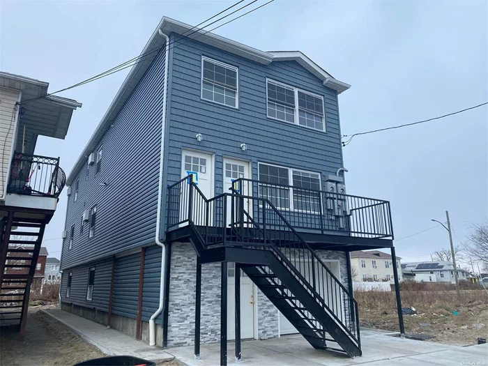 Brand New Built House Prime Location in Far Rockway, 2 Blocks A Train, Closed to Schools, Transportation and Shopping Center. 3 Bedroom, 2 Full Bath, Kitchen Living Room, Dinning Room, and Washer and Dryer Machine Must To See!!!