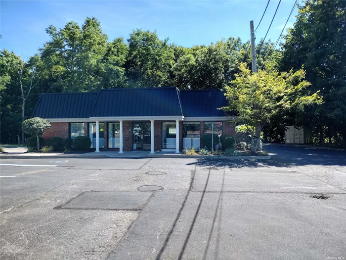 Beautiful 1800 sq ft Office with 1200 sq ft Basement. 2 Bathrooms. 1 Main Large open office with 1 Large and 1 Small Private office. 2 Kitchens and Basement Storage space and a Outside Entrance to Basement,