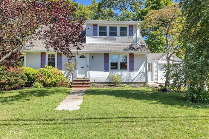 Well Maintained Adorable 4 Bedroom Cape. This Property Sits On An Oversized Corner Lot. Featuring Hardwood Floors, Full Basement, Gas Heat, Breezeway To Attached Garage, Nicely Landscaped and Ready To Move in.