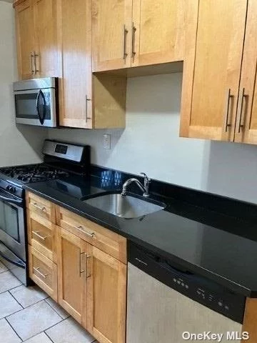 AVAILABLE NOW! NO BOARD APPROVAL REQUIRED. ALL UTILITIES INCLUDED! Two bedroom featuring windowed Eat-In-Kitchen, dishwasher, stainless steel appliances. Brilliant natural light, corner apartment. Hardwood floors, Separate dining area. Windowed bath. Just unpack and move in.