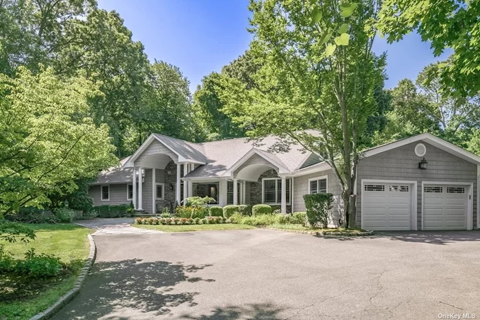 Nestled away at the very end of a quiet cul-de-sac, and perched atop a hill that provides utmost privacy is one of Dix Hills most significant opportunities. This home is located in the desirable neighborhood of Strathmore and is an oversized Point of Woods Farm Ranch with 5 bedrooms and 3.5 baths. The kitchen is recently renovated and tastefully done with a middle island stove, high end appliances and granite countertops. The living room and family room provide plenty of open space & sensible flow for entertaining guests. The first floor primary has two walk in closets, a gorgeous master bath & sitting area with fire place. Through sliding doors outside the primary, You&rsquo;ll find a jacuzzi followed by a gorgeous bluestone patio that sits off the family room and has steps up to an in-ground pool. The yard is majestic, quiet, and provides total privacy, it really is a MUST SEE! This home is located very close to shopping & Entertainment as well as major highways and transportation.