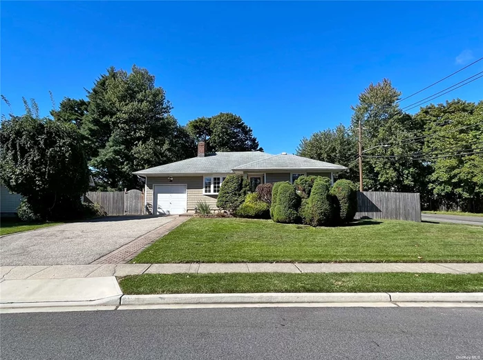 &rsquo;Best Buy in Syosset Schools&rsquo; with Gas Heating/Cooking, CAC and HUGE Finished Bsmt! Beautiful Expanded Ranch has a fantastic open layout that is perfect for entertaining...The EIK w/Large Corian Breakfast Bar has a Huge Walk-In Pantry + SS Appls, and its open to both your FDR and your Den Extension, which has a door to a Large Deck/Yard, where you can start your day peacefully sipping your coffee, appreciating your own private fenced and oversized property! Freshly painted thruout with Stunning Hardwood Floors, this lovely home includes a spacious FLR w/Elegant Marble Fireplace, Gorgeous Anderson Windows, IG Sprinklers, 2-Car Oversized Driveway, Garage, Updated Elec-200 Amps, and so much MORE! Buyers must verify all info independently.