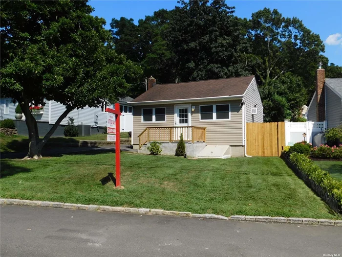 LOW LOW taxes ! 3 bedroom home with a basement & fenced yard. Fantastic starter, retirement, summer, or investment home. Turn key ! All very nice and updated. Hardwood & tile, granite, stainless. Oil heat. Beach rights. Its ready for new owners.